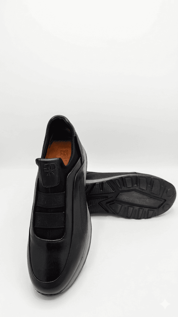 Grand Oxford Men's Leather Shoes - Black (44) 3