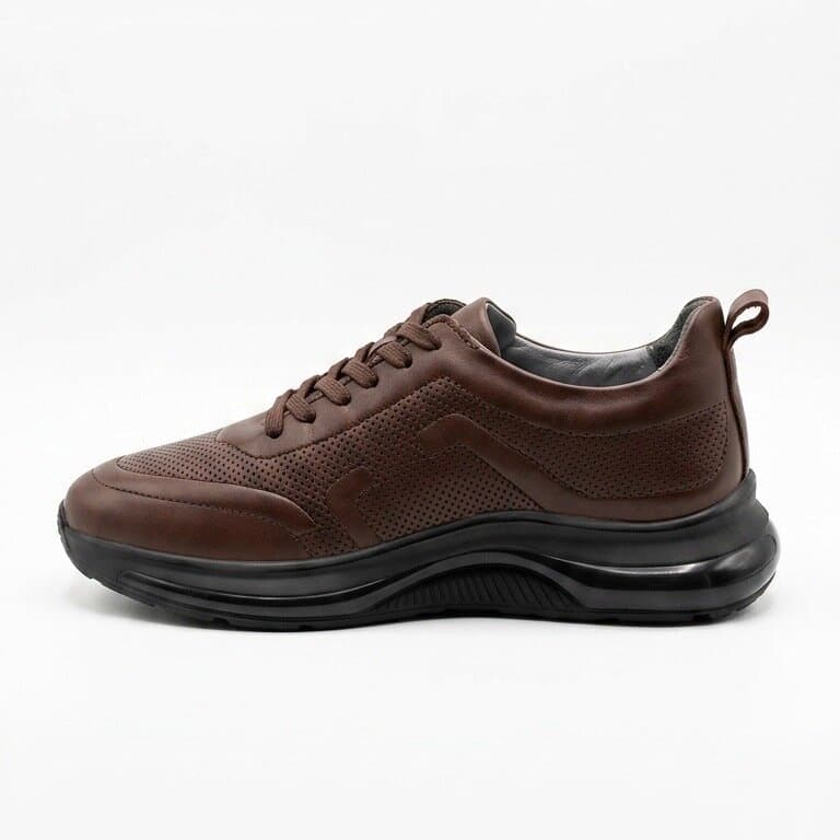 Grand Oxford Men's Leather Shoes - Dark Brown (44) 3