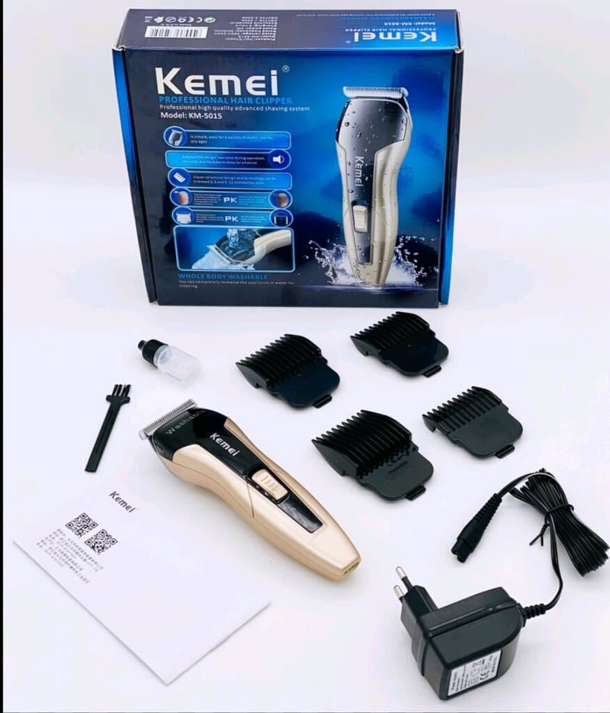 ماكينة حلاقة كيمي KM-5015 الاحترافية المقاومة للماء للجسم واللحية 3