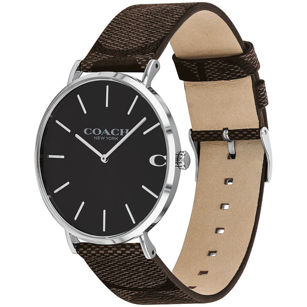 COACH Men's Watch 41mm - 14602156 (Dark Brown) 3