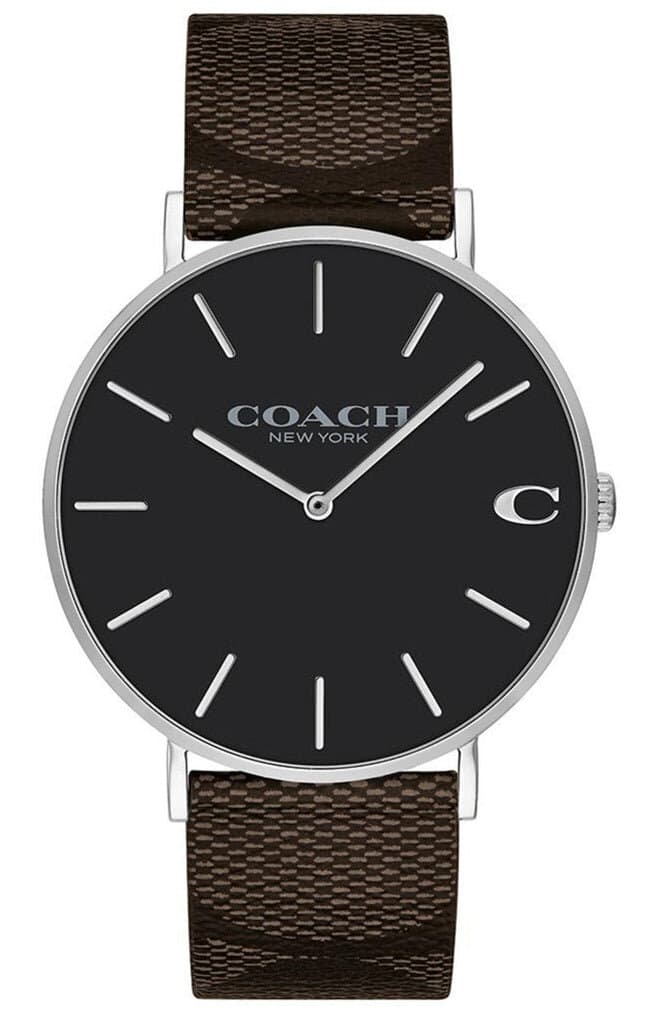 COACH Men's Watch 41mm - 14602156 (Dark Brown) 1