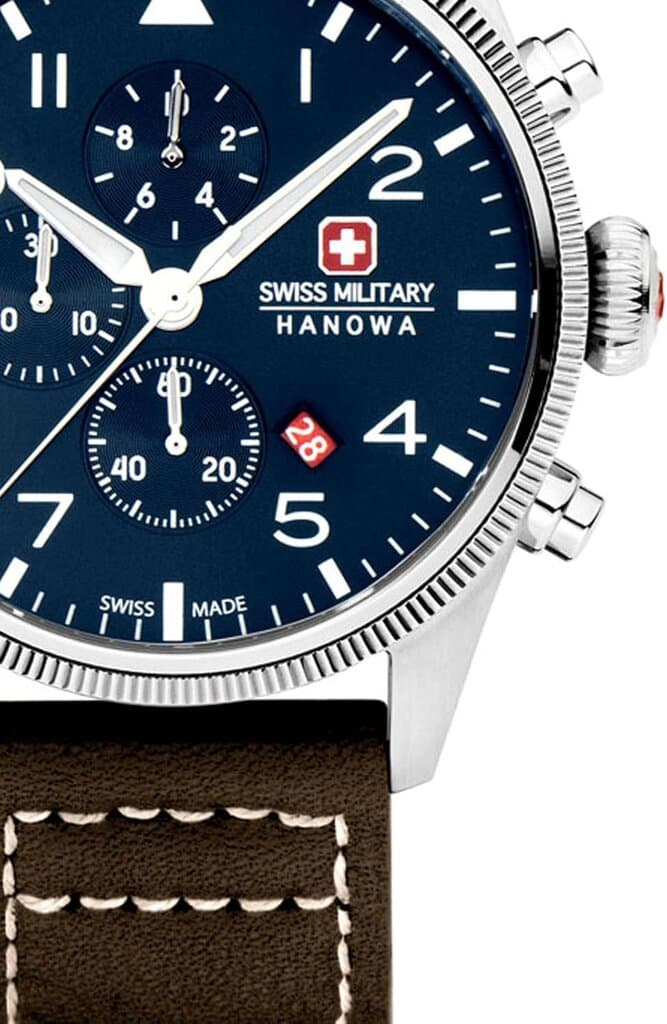 Swiss Military Chronograph Men's Watch 43mm - SMWGC0000402 (Brown) 2