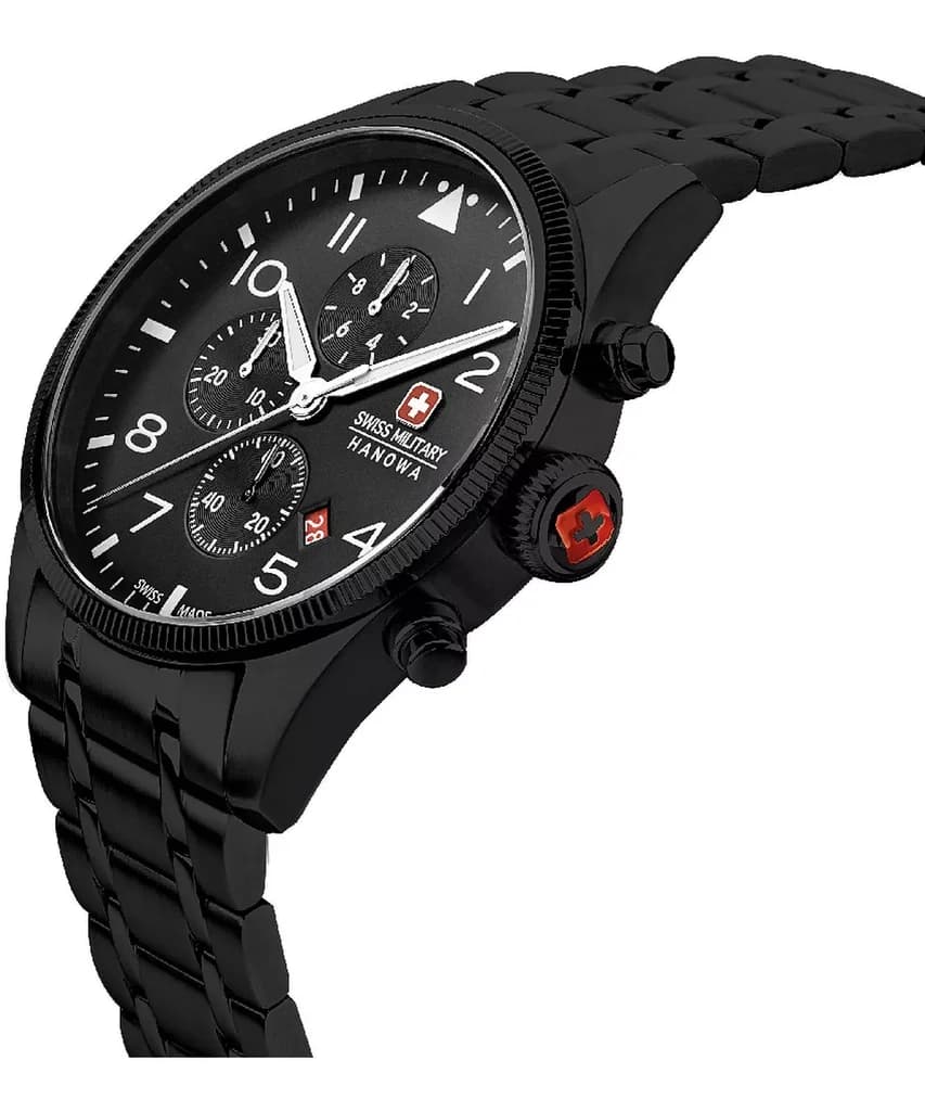 Swiss Military Chronograph Men's Watch 43mm - SMWGI0000431 (Silver) 7