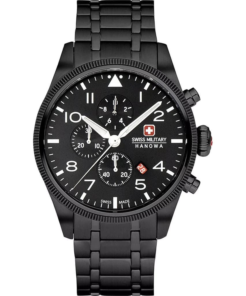 Swiss Military Chronograph Men's Watch 43mm - SMWGI0000431 (Silver) 1