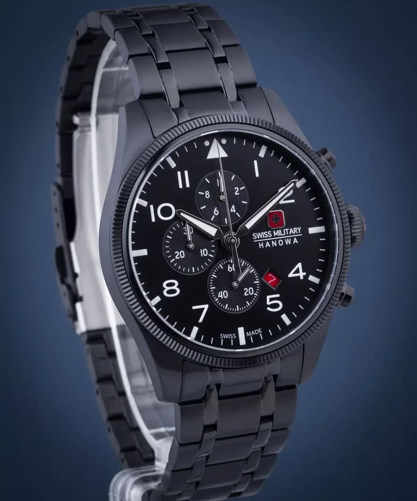 Swiss Military Chronograph Men's Watch 43mm - SMWGI0000431 (Silver) 2