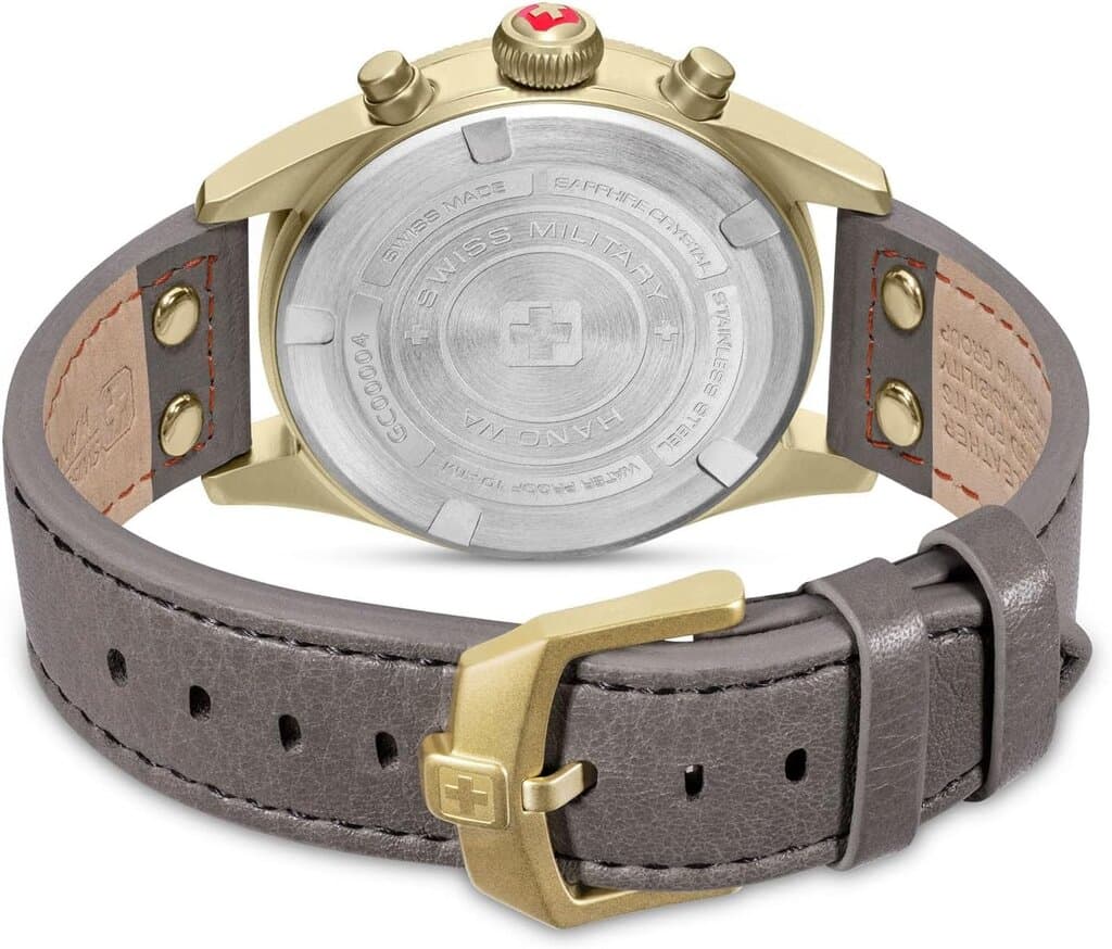 Swiss Military Chronograph Men's Watch 43mm - SMWG10000432 (Brown) 4