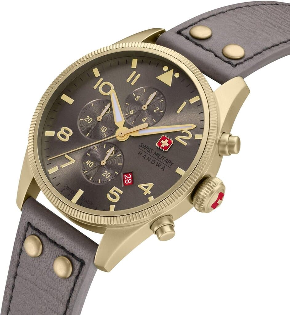Swiss Military Chronograph Men's Watch 43mm - SMWG10000432 (Brown) 2