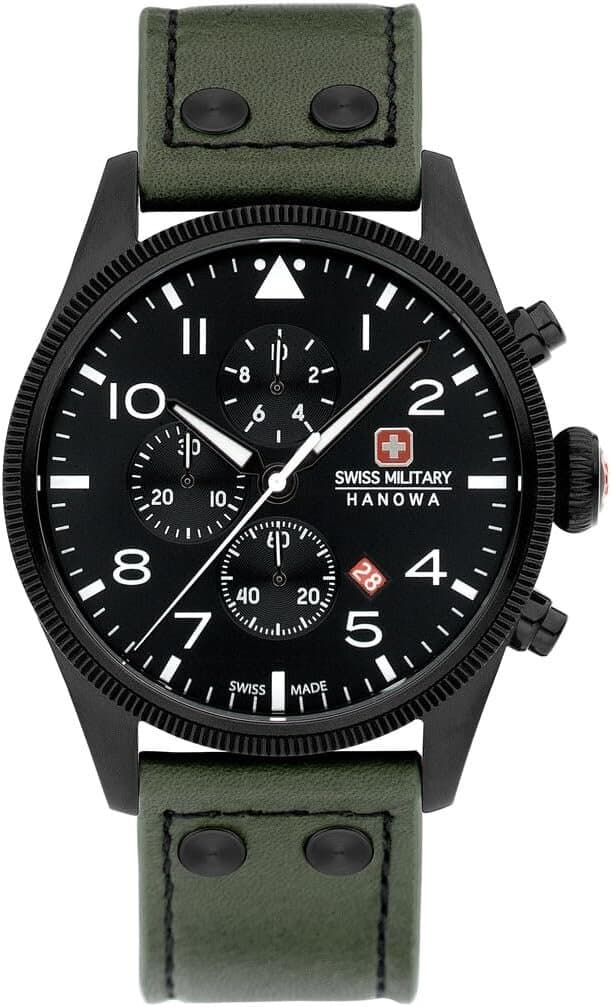 Swiss Military Chronograph Men's Watch 43mm - SMWGC0000430 (Green) 1