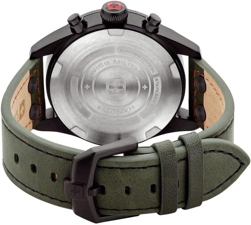 Swiss Military Chronograph Men's Watch 43mm - SMWGC0000430 (Green) 4