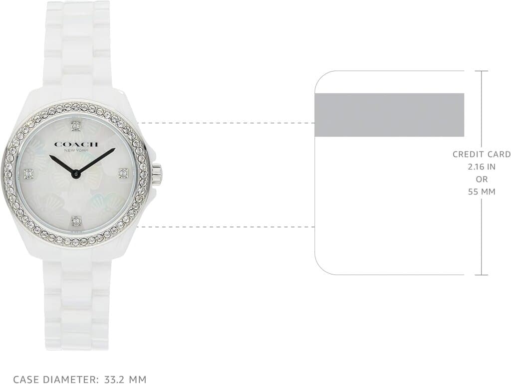 COACH Analog Women's Watch 32mm - 14503661 (White) 4