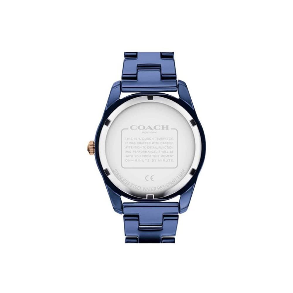 COACH Analog Women's Watch 34.5mm - 14503773 (Blue) 3