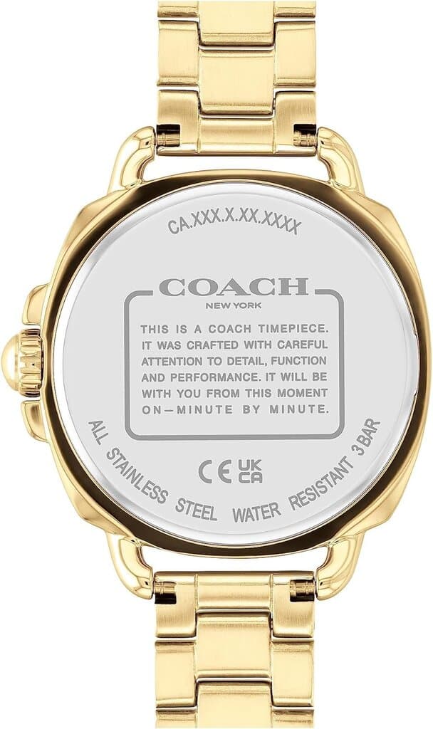 COACH Women's Watch 34mm - 14504157 (Gold) 3
