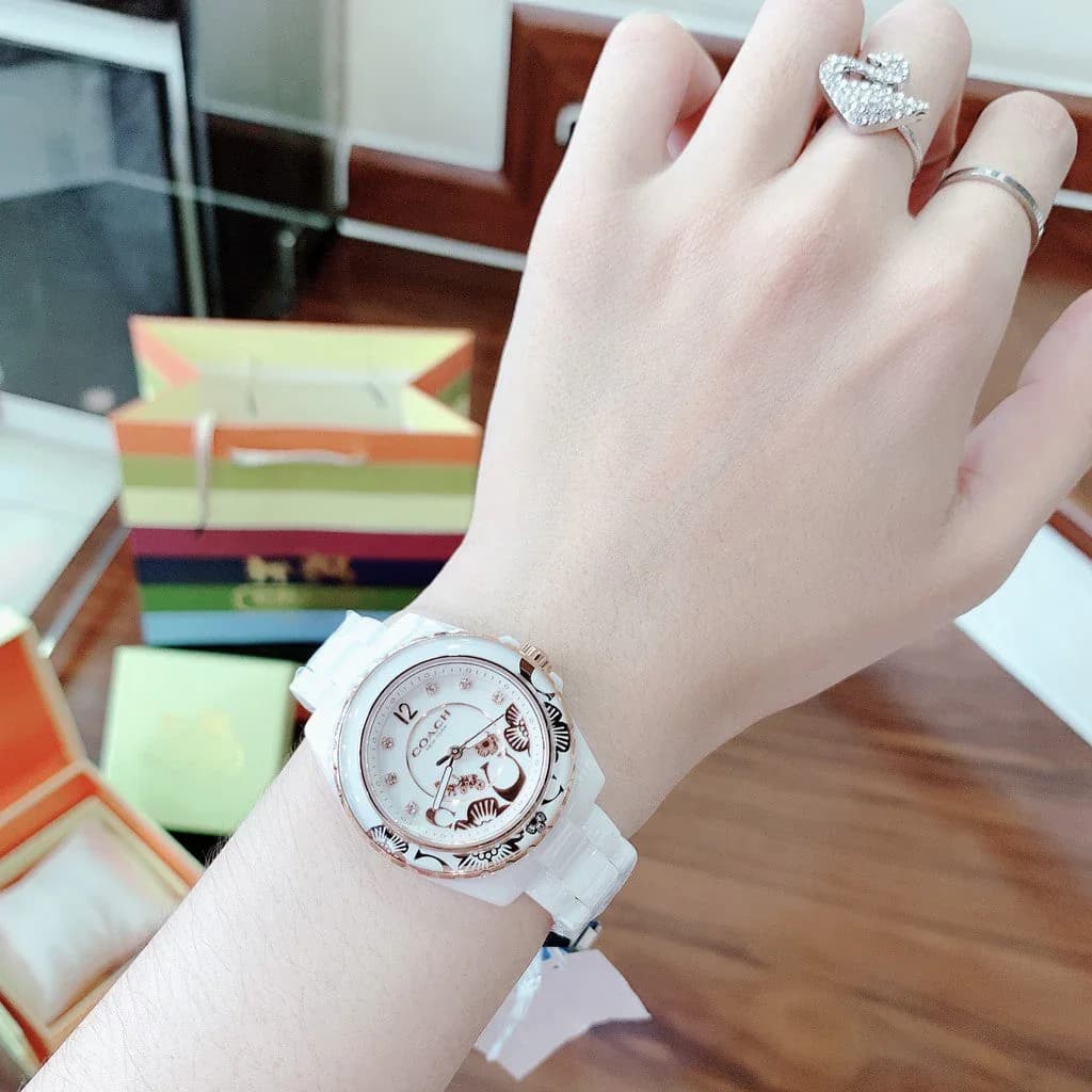 COACH Women's Watch 36MM - 14503464 (White) 4