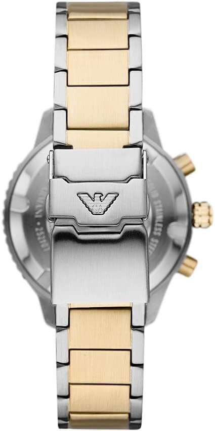 Emporio Armani Analog Men's Watch 43mm - AR11361 (Silver & Gold) 3