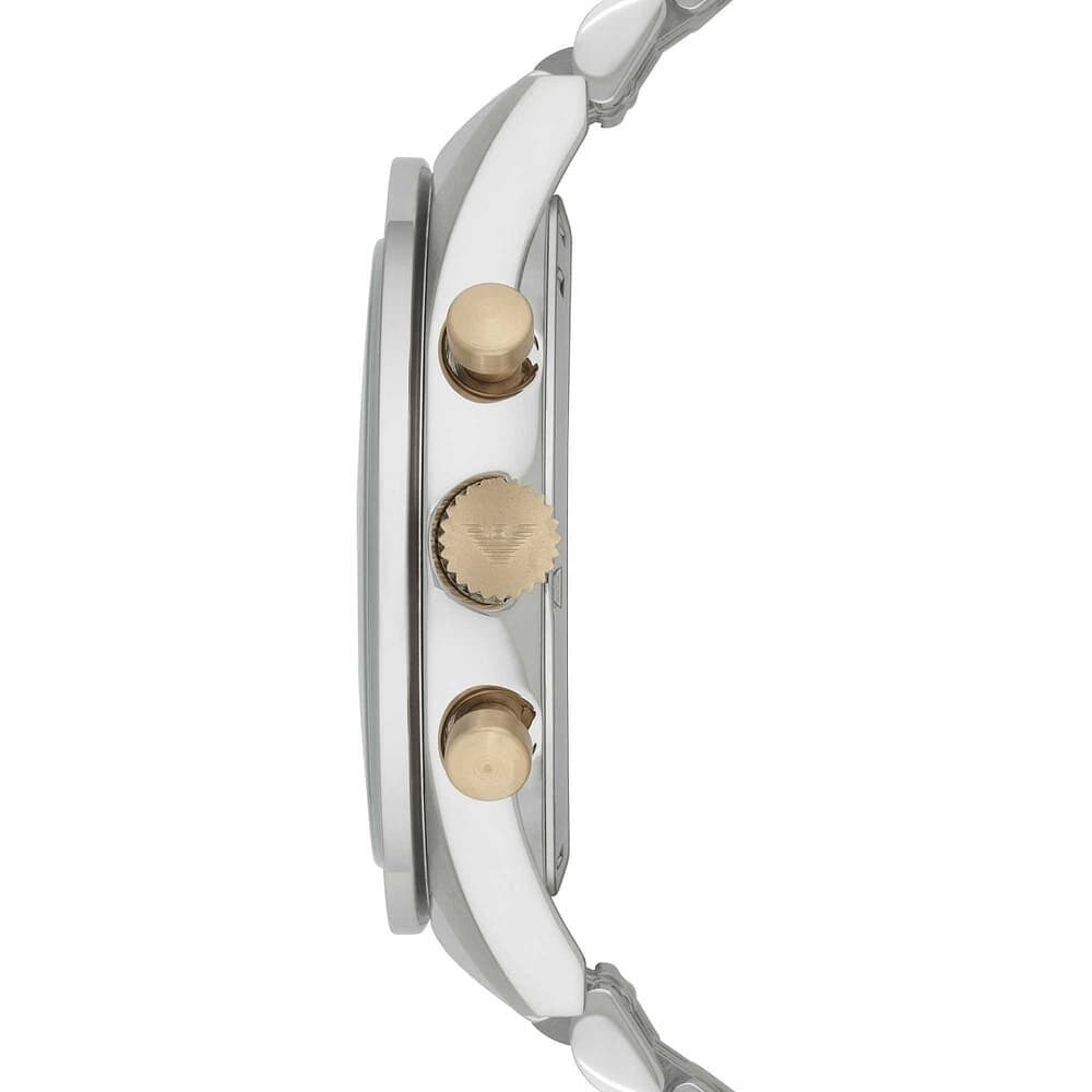 Emporio Armani Men's Watch 46mm - AR6088 (Silver & Gold) 3