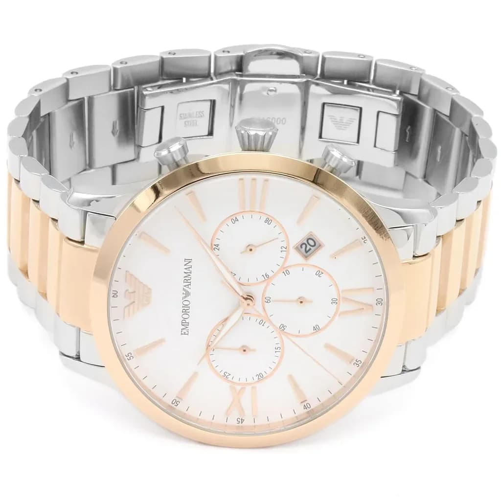 Emporio Armani Men's Watch 44mm - AR11209 (Silver) 9