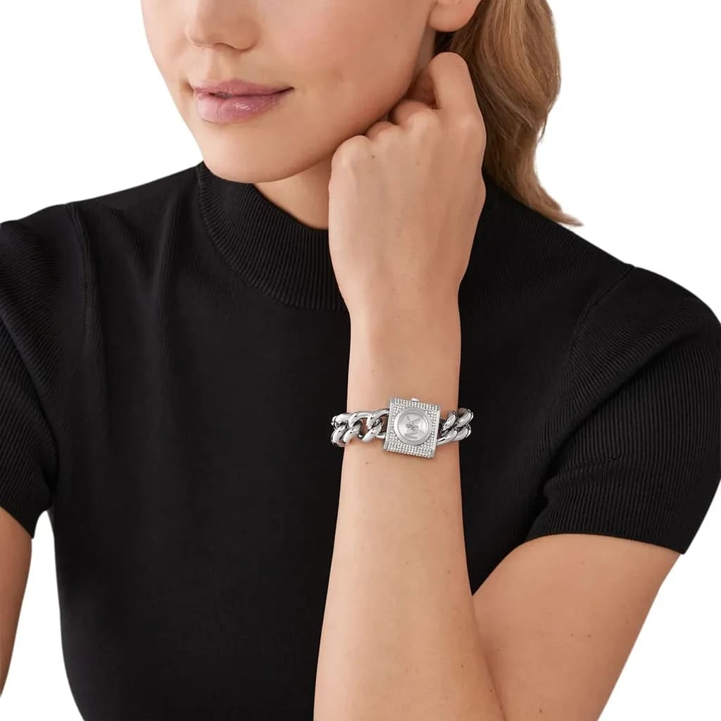 Michael Kors Women's Watch 25mm - MK4718 (Silver) 4