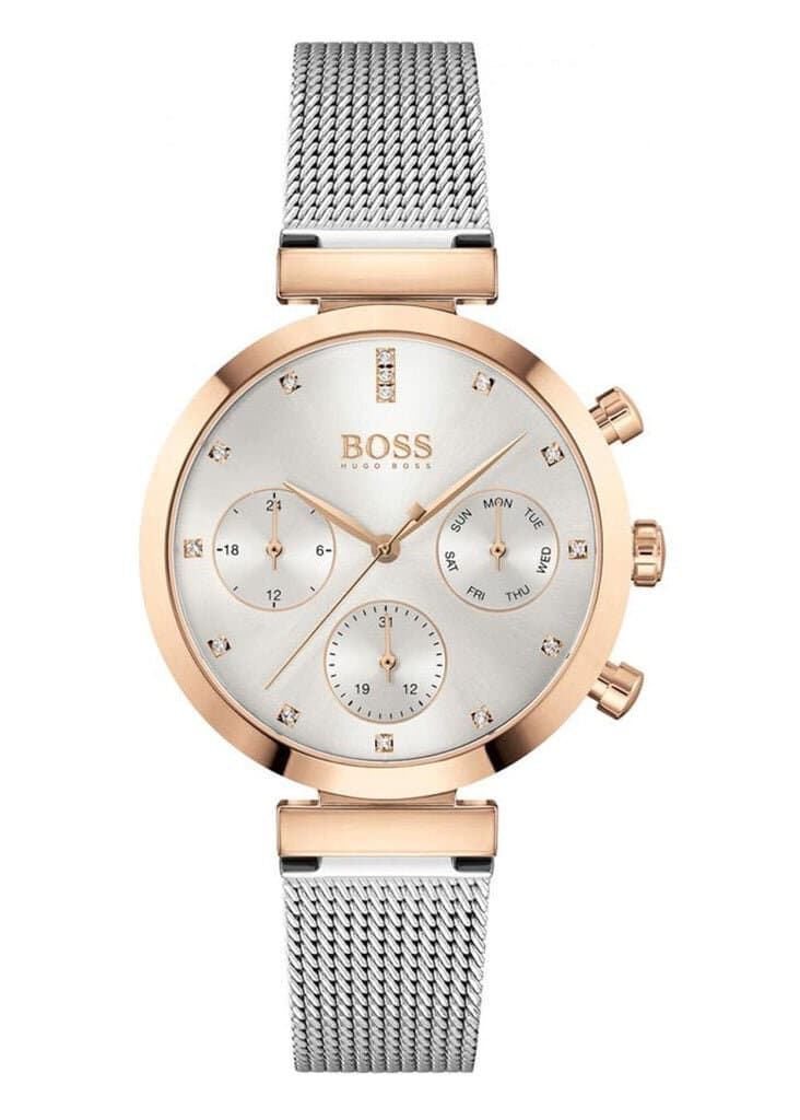 HUGO BOSS Chronograph Women's Watch 36mm - 1502551 (Silver) 1