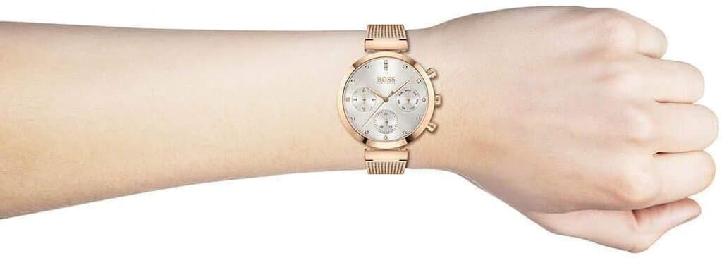 HUGO BOSS Multifunction Women's Watch 36mm - 1502553 (Rose Gold) 4