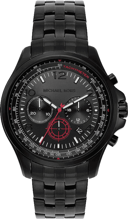 Michael Kors Chronograph Men's Watch 44mm - MK9127 (Black) 1