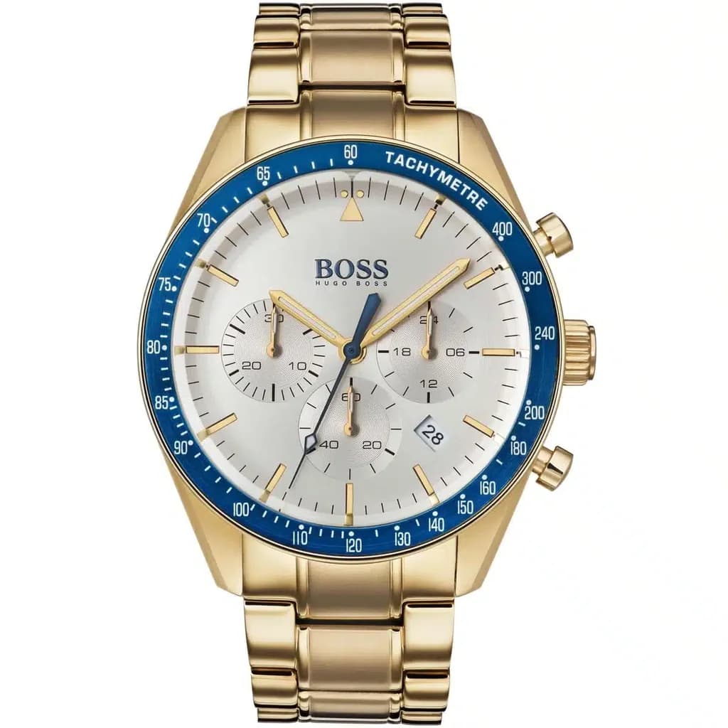 HUGO BOSS Men's Watch 44mm - 1513631 (Gold) 1