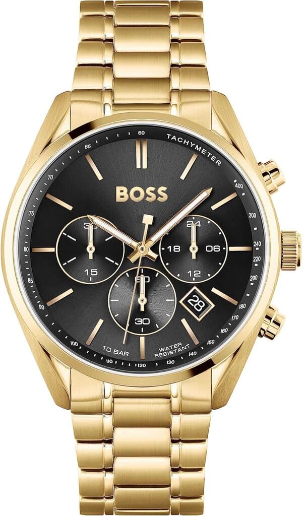 HUGO BOSS Chronograph Men's Watch 44mm - 1513848 (Gold) 1