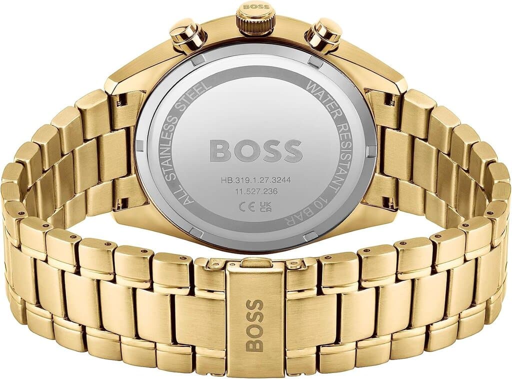 HUGO BOSS Chronograph Men's Watch 44mm - 1513848 (Gold) 3