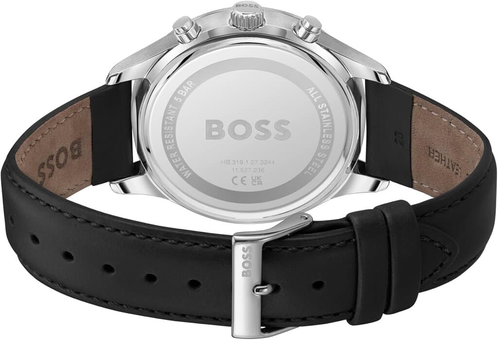 HUGO BOSS Chronograph Men's Watch 42mm - 1514156 (Black) 3