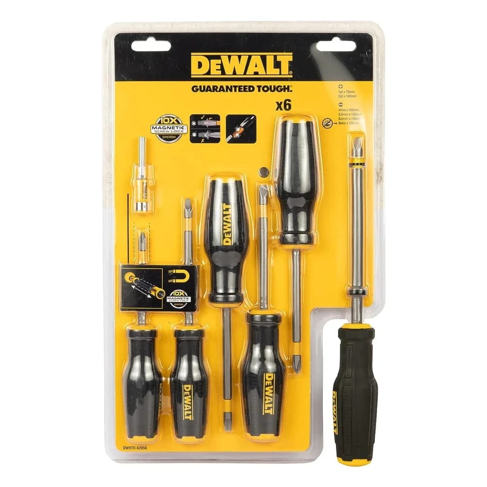 DEWALT 6pc Max Fit Screwdriver Set - DWHT0-62056 1