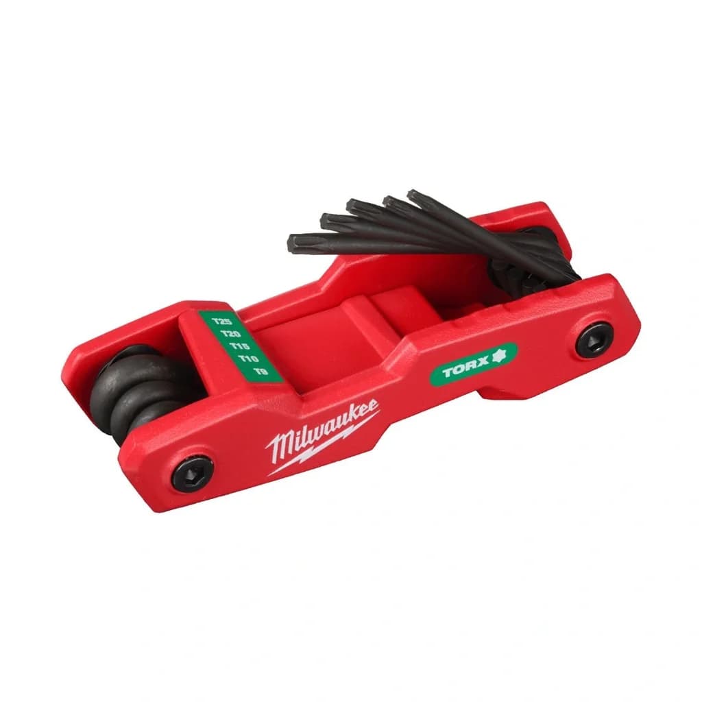 Milwaukee Imperial/SAE Folding Hex Key Set - 4932480979 1