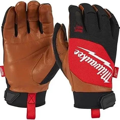 Milwaukee Hybrid Leather Gloves (Size XL) - 4932471914 1