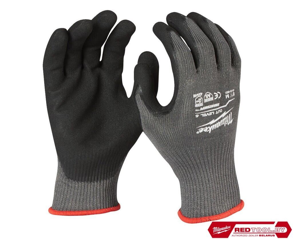Milwaukee Cut Resistant Level 5 Dipped Gloves - 4932471425 1