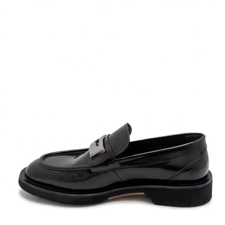 Grand Oxford Men's Leather Shoes - Black (45) 2