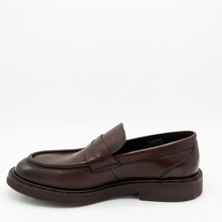 Grand Oxford Men's Leather Shoes - Dark Brown (45) 2