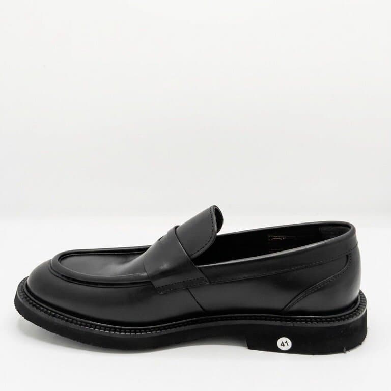 Grand Oxford Men's Leather Shoes - Black (45) 2