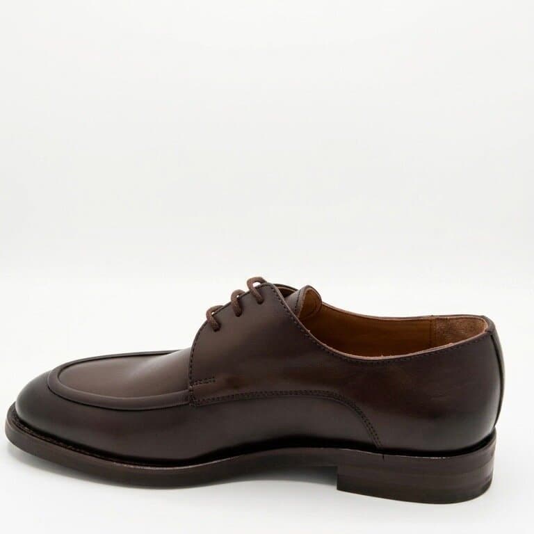 Grand Oxford Men's Leather Shoes - Dark Brown (45) 2