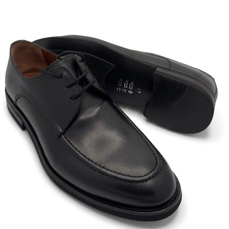 Grand Oxford Men's Leather Shoes - Black (45) 3