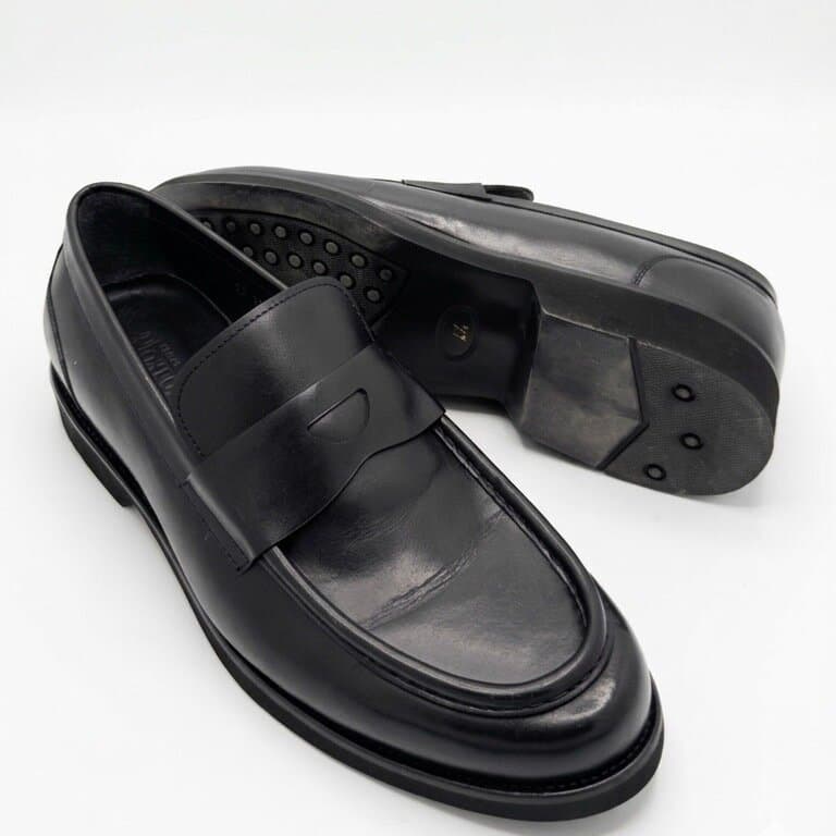 Grand Oxford Men's Leather Shoes - Black (45) 3