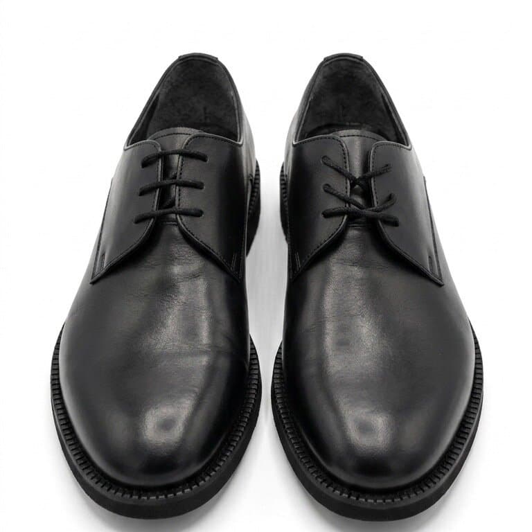 Grand Oxford Men's Leather Shoes - Black (45) 1