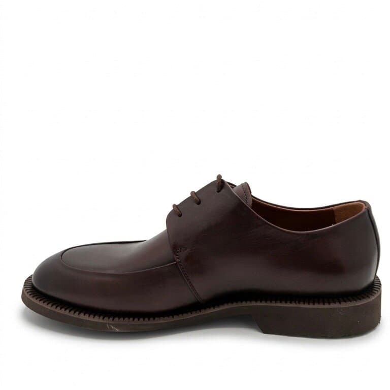 Grand Oxford Men's Leather Shoes - Dark Brown (45) 2