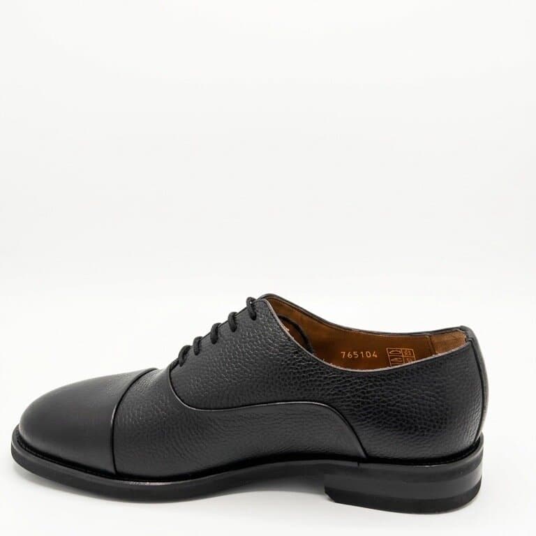 Grand Oxford Men's Leather Shoes - Black (45) 2
