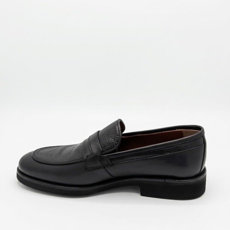 Grand Oxford Men's Leather Shoes - Black (45) 2