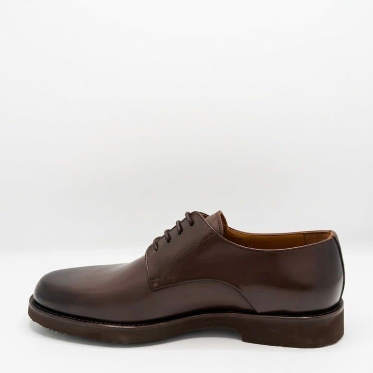 Grand Oxford Men's Leather Shoes - Dark Brown (45) 2
