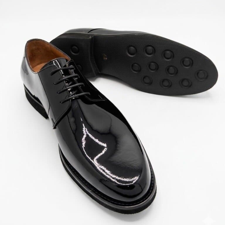 Grand Oxford Men's Leather Shoes - Black (45) 3