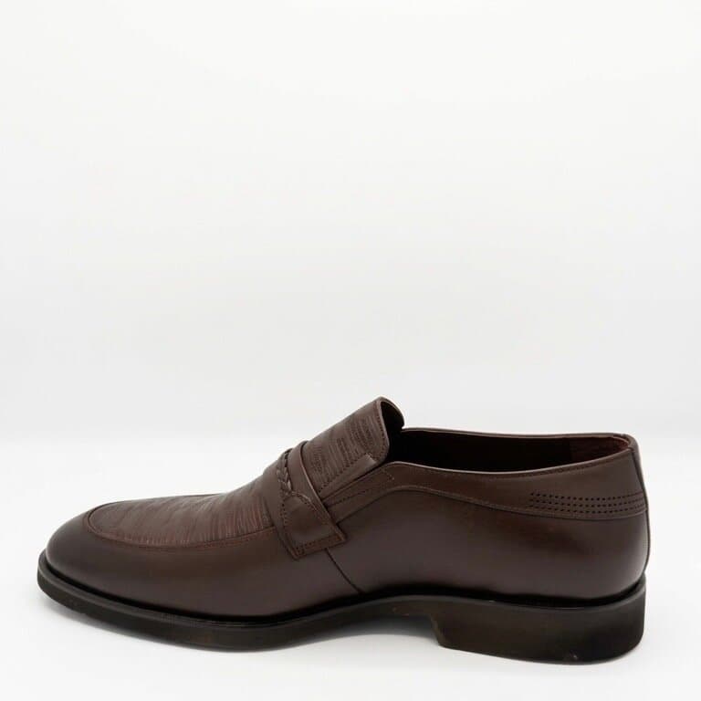 Grand Oxford Men's Leather Shoes - Dark Brown (45) 2