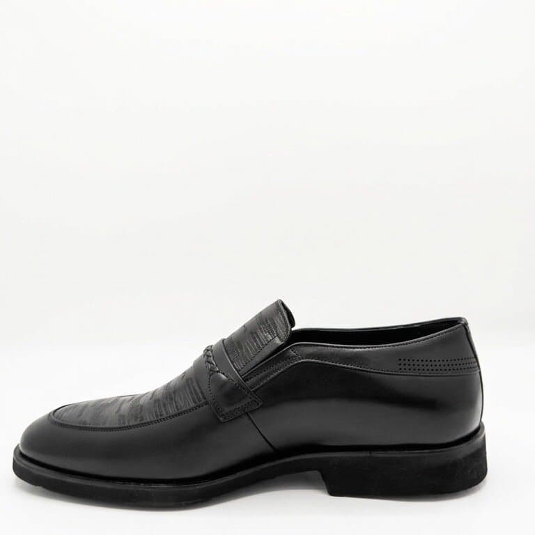 Grand Oxford Men's Leather Shoes - Black (45) 2