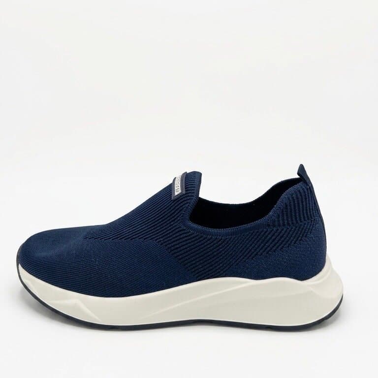 KING PAOLO Men's Suede Shoes - Navy Blue (44) 2