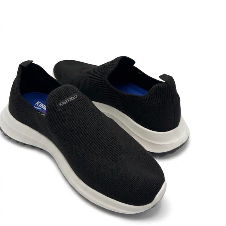 KING PAOLO Men's Suede Shoes - Black (44) 3