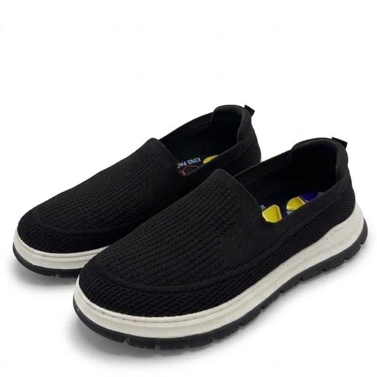 KING PAOLO Men's Suede Shoes - Black (44) 2