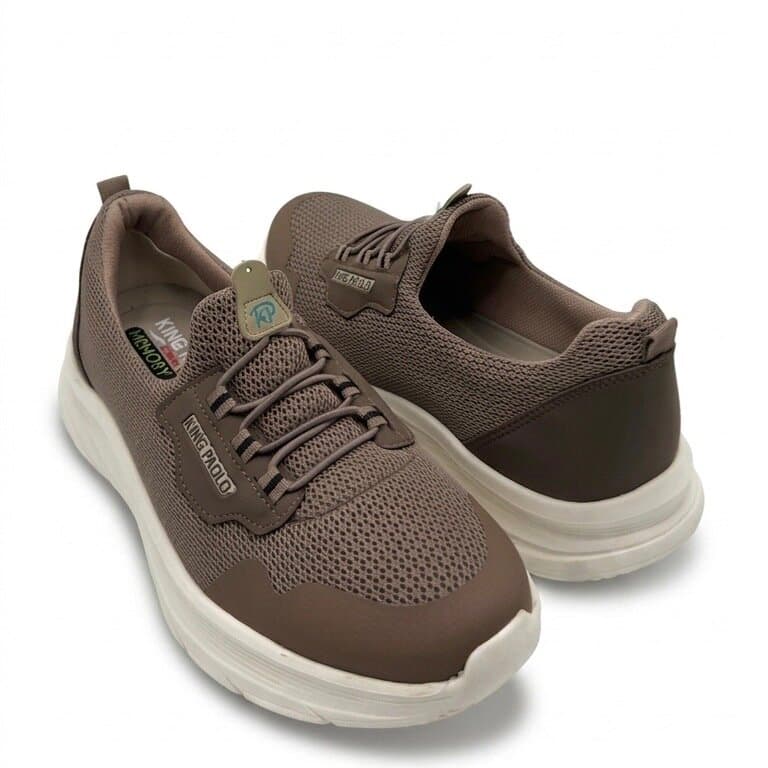 KING PAOLO Men's Suede Shoes - Brown (44) 3